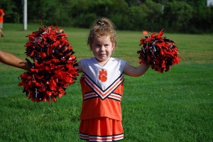 cheering